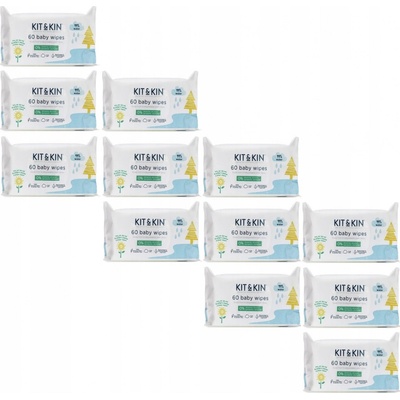 Kit & Kin vlhčené ubrousky 60 ks
