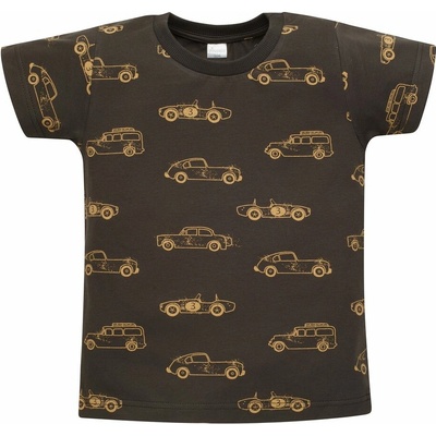 Pinokio tričko krátký rukáv Old Cars grafit