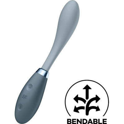 Satisfyer gspot flex 3 grey na bod G ohebný šedý