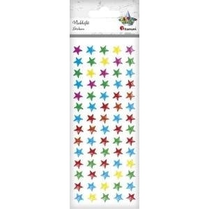 TITANUM Foil stickers stars 10x10 70pcs