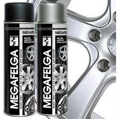 Deco color Megafelga na disky 500ml Čierny lesklý