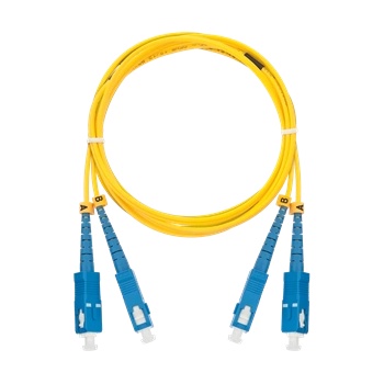 NIKOMAX Оптичен свързващ кабел SC - SC, SM 9/125, OS2 , дуплекс, 5 m NMF-PC2S2C2-SCU-SCU-005 (NMF-PC2S2C2-SCU-SCU-005)