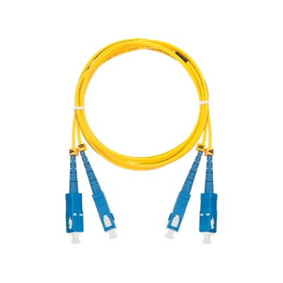 NIKOMAX Оптичен свързващ кабел SC - SC, SM 9/125, OS2 , дуплекс, 5 m NMF-PC2S2C2-SCU-SCU-005 (NMF-PC2S2C2-SCU-SCU-005)