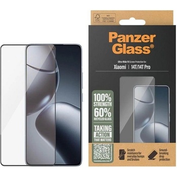 Panzer Стъклен протектор PanzerGlass - Ultra Wide Fit, Redmi 14T/ 14T Pro, прозрачен (5715685018015)