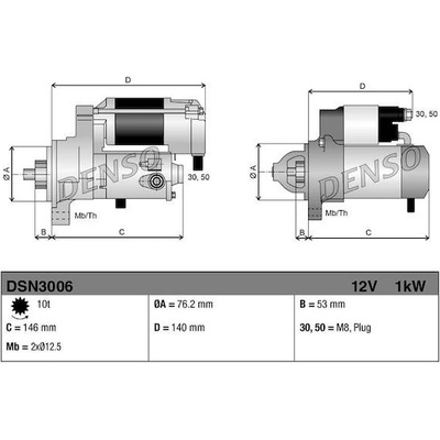 Startér DENSO DSN3006