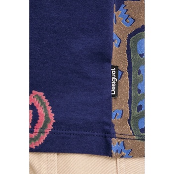 Desigual Памучна тениска Desigual BALI (25SMTK11)