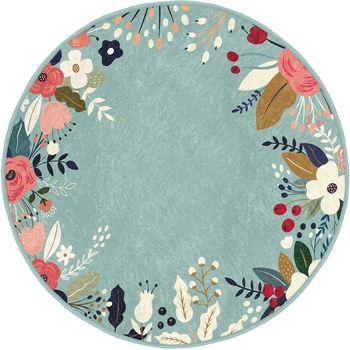 Image 1 of Mila Home Кръгъл килим подходящ за пране и за прахосмукачки роботи ø 120 cm Comfort - Mila Home (HaliYuv-Comfort-7535-120x120)