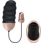 Teazers Ribbed Vibrating Egg With Remote Control