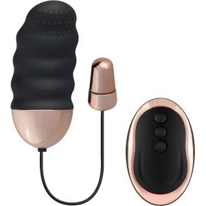 Teazers Ribbed Vibrating Egg With Remote Control