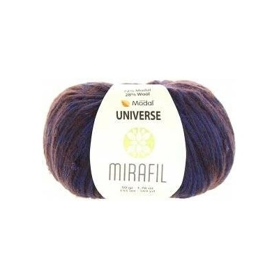 Mirafil Příze Universe Solid 450 - inkoustová melange