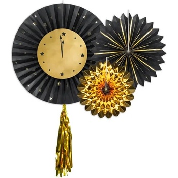 Image 1 of PartyDeco Декоративни розети - Часовници микс 3 бр