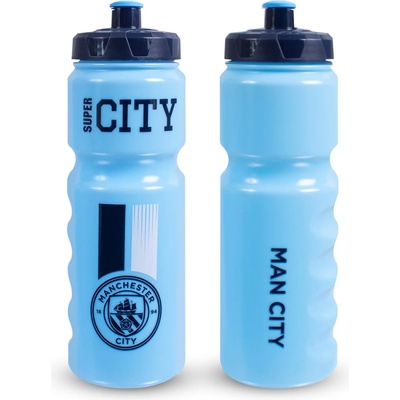 Team Plastic Water Bottle - Man City