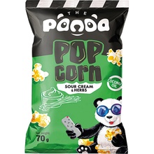 Panda Popcorn s příchutí zakysané smetany a bylinek 70 g