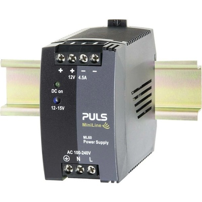 PULS MiniLine ML60.121 sieťový zdroj na montážnu lištu (DIN lištu) 12 V/DC 4.5 A 54 W Počet výstupov:1 x Obsah 1 ks
