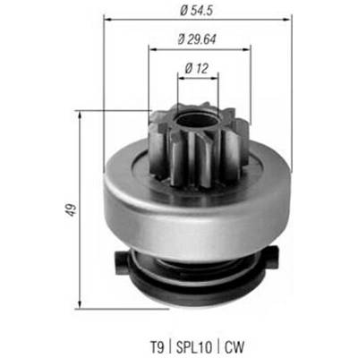 Pastorok, štartér MAGNETI MARELLI 940113020354