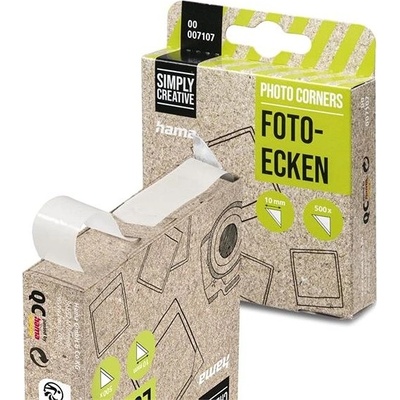 Hama fotorožky samolepiace transparentné, 500 ks