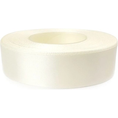 Saténová stuha ivory bílá 8003 25 mm 30 m – Zboží Mobilmania