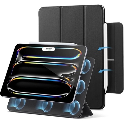 ESR Тънък Калъф за iPad Pro 11 2025-2024, ESR Rebound Magnetic Case, Черен (4894240191002)