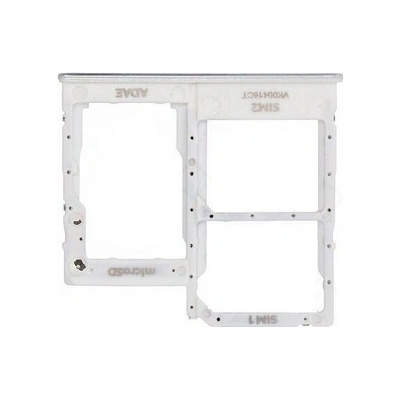 Samsung Galaxy A41 (A415) SIM tray bílý, držák, šuplík GH98-45275C