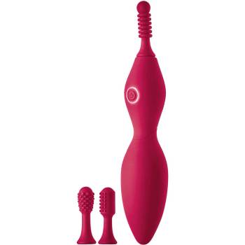 Image 1 of DreamToys Sparkling Tip Vibrator Verona Red