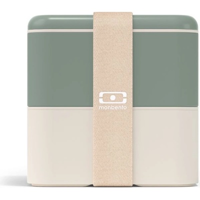 Monbento obědový box Square Green Natural