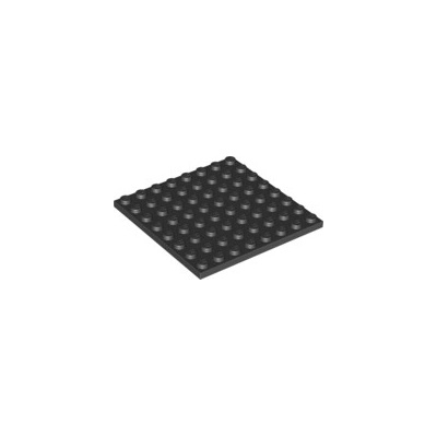41539 Black Plate 8 x 8