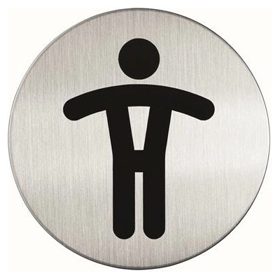 Informačný piktogram, samolepiaci, DURABLE "Pánske WC"