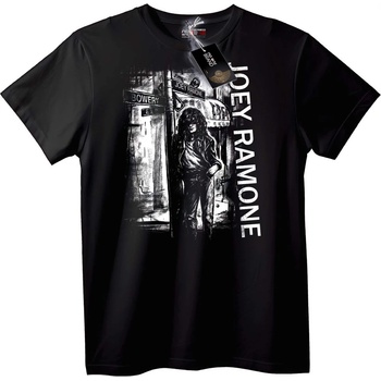 NOONEBRAND Тениска Joey Ramone Bowery - M, White