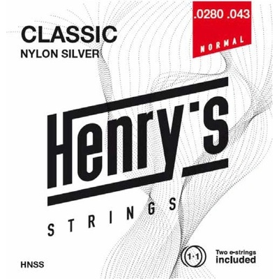 Henry's Strings HNSS Classic Nylon Silver - 0280“ - 043“