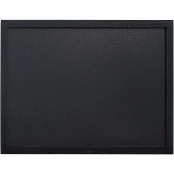SECURIT Nástenná popisovacia tabuľa WOODY, čierny 40 x 60 cm