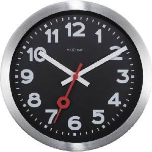 NeXtime Стенен или настолен часовник Station арабски цифри 19 см (3998ARZW)
