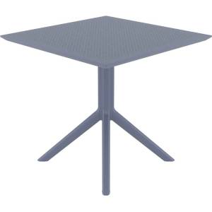 Bogdan Furniture Am Маса Скай 70/70/74h тъмно сива
