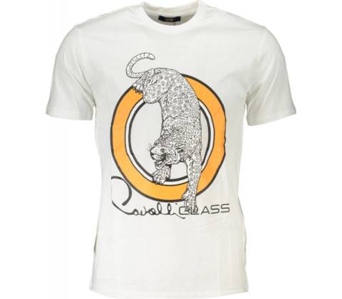 Cavalli class Leopard White tričko