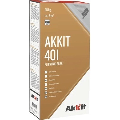 Akkit 401 C1T Lepidlo na obklady a dlažbu , 25 kg