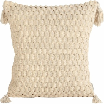 Takoy TERRA COLLECTION SEVILLE z hrubej bavlnenej tkaniny zdobená strapcami na rohoch-HF-406373 45 x 45 cm