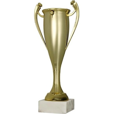 Plastový pohár Zlatý Výška: 24 cm Průměr: 6 cm
