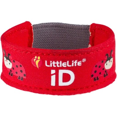 LittleLife Детска гривна за безопасност LittleLife iD Strap ID Ladybug 8 x 2, 2 cm (142043)