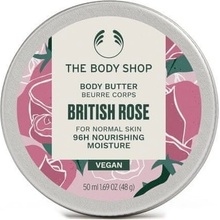 The Body Shop Tělové máslo pro normální pokožku British Rose (Body Butter) 50 ml