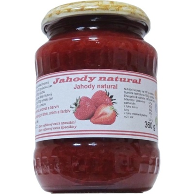 Zdravý věk Džem JAHODY natural bez přidaného cukru 360g