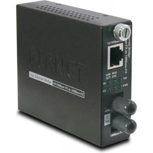 PLANET FST-801 мрежов медиен конвертор 100 Мбит/с 1310 nm Мулти режим Черен (FST-801)