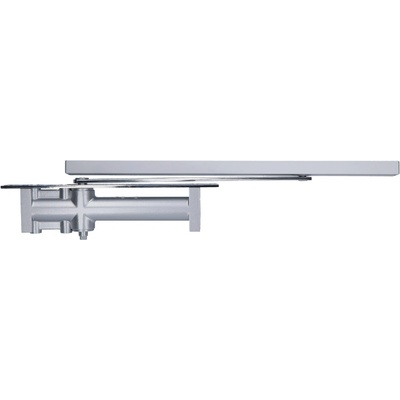 Skrytý hydraulický zavírač (230x33x57mm), max. délka dveří: 1200mm /max. váha dveří: 65kg, materiál: AL s povrchovou úpravou - šedá