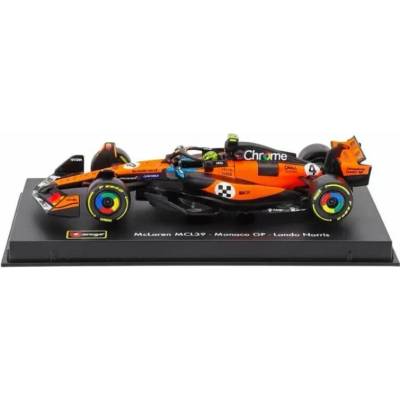 Model McLaren F1 MCL39 BBurago #4 Lando Norris Monaco 2025 Signature 1:43