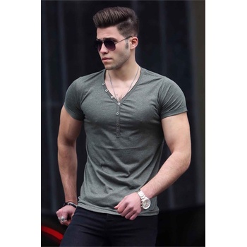 Madmext Мъжка тениска 4052 - Каки 286075 (286075_Хаки)