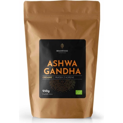 Brainfood Ashwagandha BIO prášek z kořene 250 g