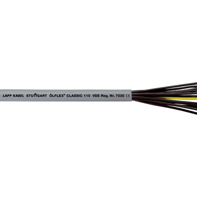 Lapp CLASSIC 110 1119305/25 riadiaci kábel 5 G 1.5 mm² 25m sivá