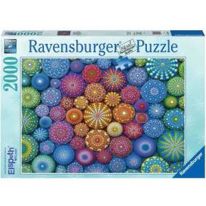 Ravensburger - Puzzle Rainbow mandalas 2000 - 2 000 piese