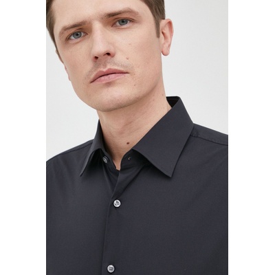 HUGO BOSS риза мъжки от памук с еластан H-HANK-kent-C1-214 (50469345)