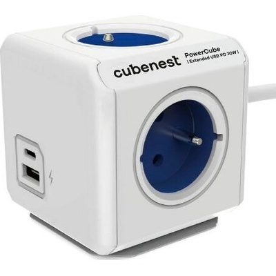 Cubenest PowerCube Extended 1,5 m, bílá modrá