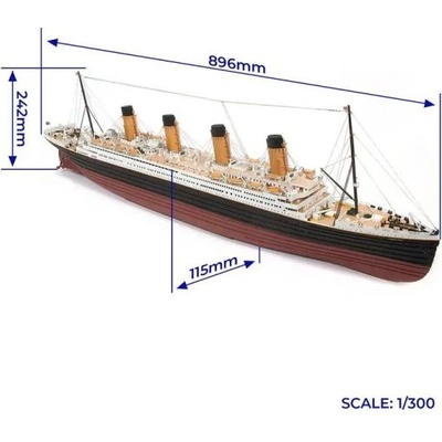 Occre Титаник 1: 300 комплект
