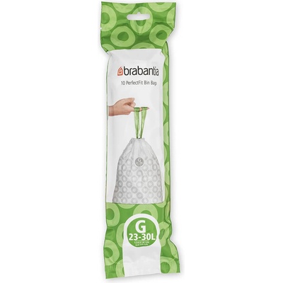 Торба за кош Brabantia PerfectFit NewIcon/Touch размер G, 23-30L, 10 броя, ролка (1005570)